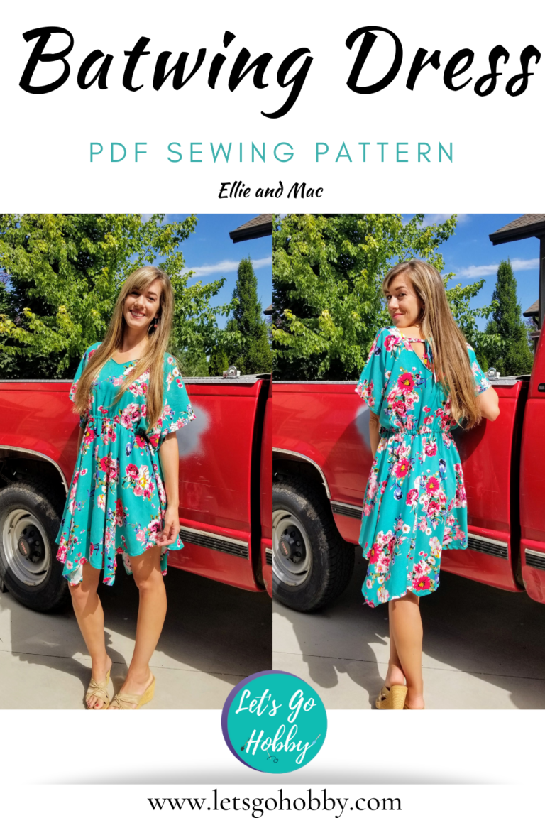 Batwing Dress Pattern - Ellie and Mac - Let's Go Hobby